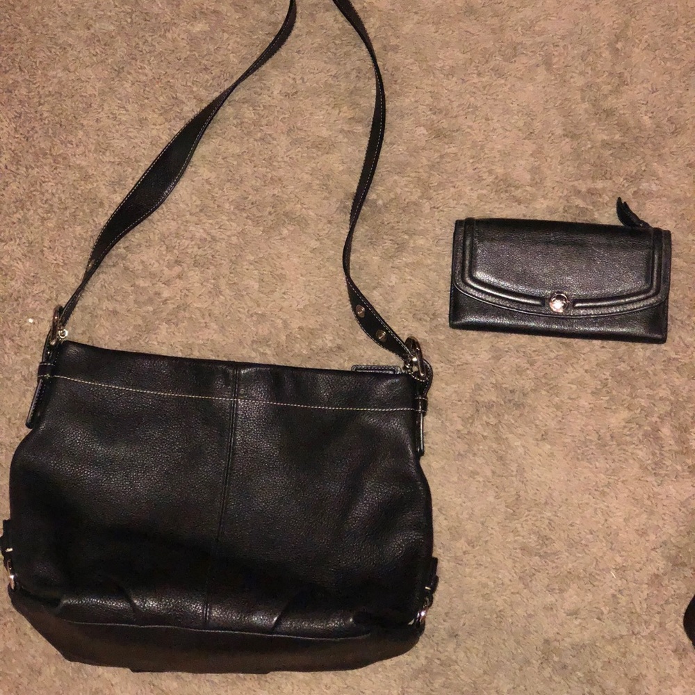 Coach cross-body bag and wallet